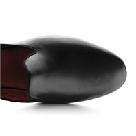 Comfort slipper in black calfskin leather Alternative Image