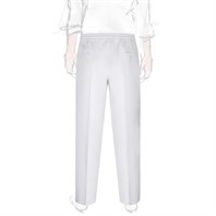 White linen leisure trousers Alternative Image