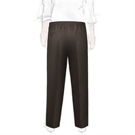 Chocolate flannel leisure pants Alternative Image