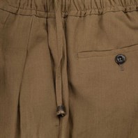 Tobacco linen leisure pants  Alternative Image