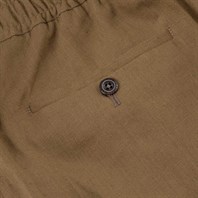 Tobacco linen leisure pants  Alternative Image