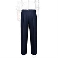 Blue Super 130's wool leisure pants Alternative Image