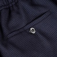 Blue Super 130's wool leisure pants Alternative Image