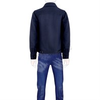Midnight blue cashmere jacket Alternative Image