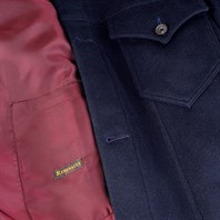 Midnight blue cashmere jacket Alternative Image