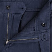 Blue cotton genny trousers Alternative Image