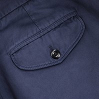 Blue cotton genny trousers Alternative Image