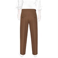 Tobacco linen genny trousers Alternative Image