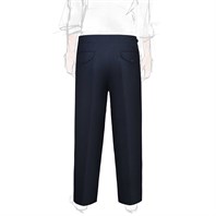 Blue flannel genny trousers Alternative Image