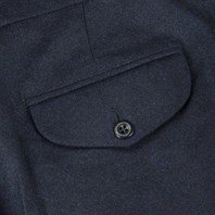 Blue flannel genny trousers Alternative Image