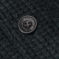 Dark green cashmere cardigan jacket Alternative Image