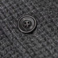 Gray cashmere cardigan jacket Alternative Image