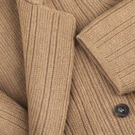 Double breasted rhum cashmere cardigan jacket Alternative Image