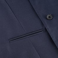 Blue tasmanian wool double-breasted waistcoat “green certified” Alternative Image