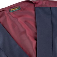 Blue tasmanian wool double-breasted waistcoat “green certified” Alternative Image