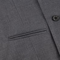 Dark gray tasmanian wool double-breasted vest "green certified"  Alternative Image