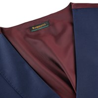 Light blue tasmanian wool double-breasted vest “green certified” Alternative Image