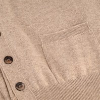 Beige cashmere vest Alternative Image