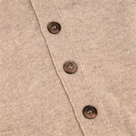 Beige cashmere vest Alternative Image