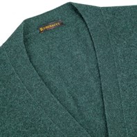 Green cashmere vest Alternative Image