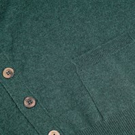 Green cashmere vest Alternative Image