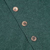 Green cashmere vest Alternative Image