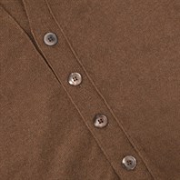 Hazelnut cashmere vest Alternative Image