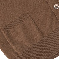 Hazelnut cashmere vest Alternative Image