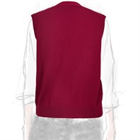 Fuchsia cashmere vest Alternative Image