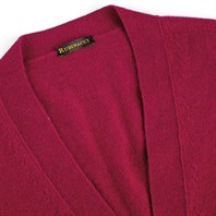 Fuchsia cashmere vest Alternative Image