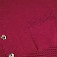 Fuchsia cashmere vest Alternative Image