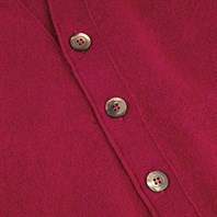 Fuchsia cashmere vest Alternative Image
