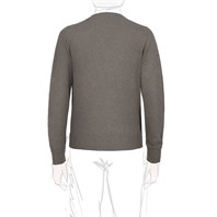 Mud cashmere crew-neck sweater Alternative Image