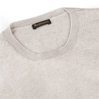 Pearl cashmere crewneck Alternative Image