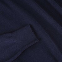 Blue cashmere crew-neck sweater Alternative Image