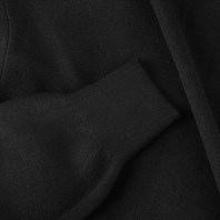 Black cashmere crew-neck sweater Alternative Image