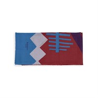 Konia scarf in denim cashmere Alternative Image