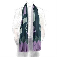 Konia scarf in lillac cashmere Alternative Image