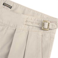 Beige cotton manny trousers Alternative Image