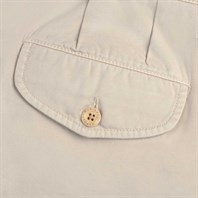 Beige cotton manny trousers Alternative Image