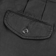 Black cotton manny trousers Alternative Image