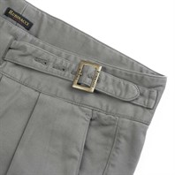 Cotton grey manny trousers Alternative Image
