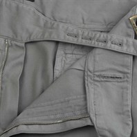Cotton grey manny trousers Alternative Image