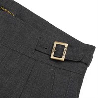 Limited edition dark gray hopsack manny trousers Alternative Image