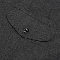 Limited edition dark gray hopsack manny trousers Alternative Image