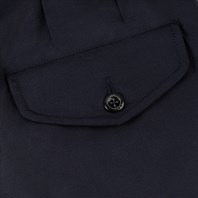 Manny trousers in tasmania wool blue Alternative Image