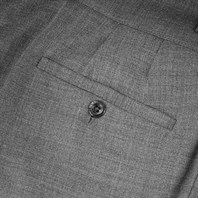 Gray hopsack manny trousers Alternative Image