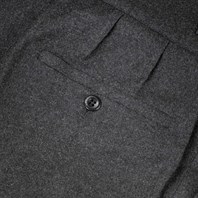 Dark gray hopsack manny trousers Alternative Image