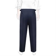Pantalone manny in hopsack blu Immagine alternativa