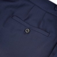Pantalone manny in hopsack blu Immagine alternativa